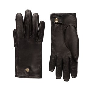 발리 로고 장식 레더 장갑