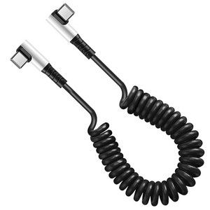 PD 고속충전 루디 C타입 직각 스프링 케이블