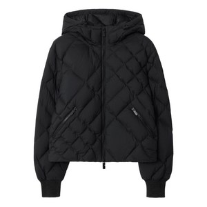 버버리 델리 체크 스티치 패딩 재킷, 블랙계열, Mid standard L