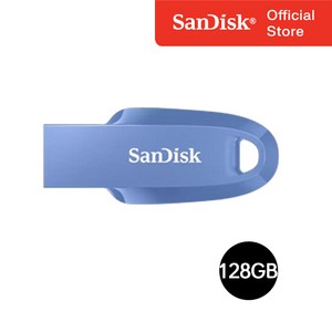 샌디스크코리아 공식인증정품 USB메모리 Ultra Curve 울트라 커브 USB 3.2 CZ550, 128GB, 1개