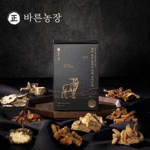 폭발적인 고함량 흑염소 진액 바른농장 프리미엄 천마 담은 엑기스 흙염소즙 효능, 2.7L, 1개