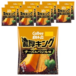 가루비 포테이토칩 농후 킹 치즈 & 바질맛