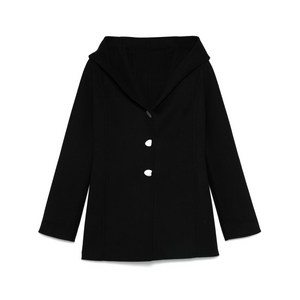 페라가모 후드 울 피코트