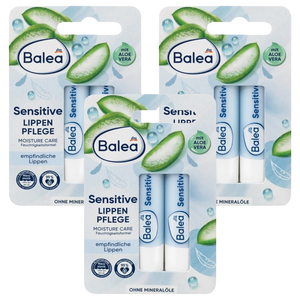 발레아 센시티브 립밤 4.8g 2개입, 알로에 베라, 9.6g, 3개