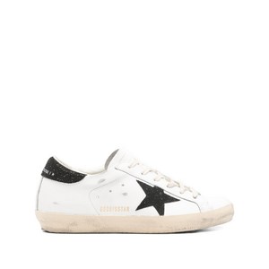 골든 구스 스타 패치 스니커즈, Italy 37(KR 245), 화이트계열+블랙계열