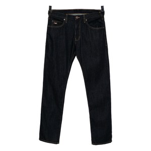 엠포리오아르마니 로고 패치 진, 블루계열, Waist (in) length 32R(KR 81)