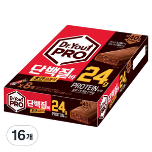 닥터유 프로 단백질바 초코클래식, 70g, 16개