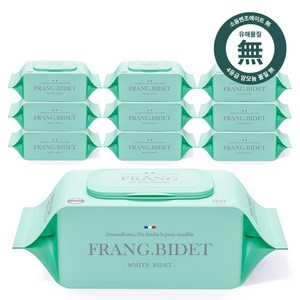 프랑프랑 플라스틱0% 화이트 비데 물티슈 60gsm(무향)
