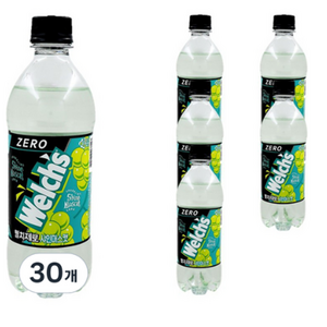 웰치 제로 샤인머스캣, 500ml, 30개