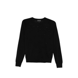 엠포리오아르마니 장식 스웨터, 블랙계열, Standard L(KR 77)