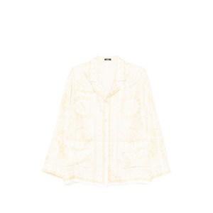 베르사체 패턴 블라우스, 베이지계열+옐로우계열, Italy 36(KR 33)