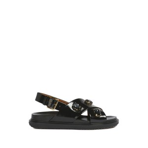 마르니 퍼스벳 크리스털 장식 샌들, Italy 35(KR 220), 블랙계열