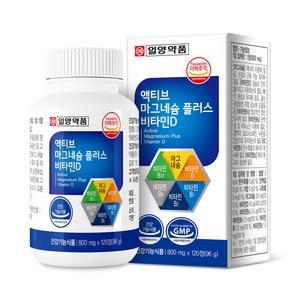 일양약품 액티브 마그네슘 플러스 비타민D, 120정, 1개