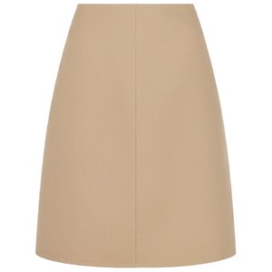 디올 울 실크 스커트, 베이지계열, FR 38(KR 55)