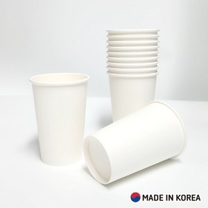 대성 천연펄프 13온스 무지종이컵 두꺼운종이컵, 200개, 1개입