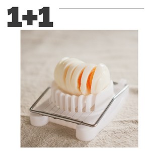 1+1 계란절단기 에그슬라이서 계란커터기, 1개