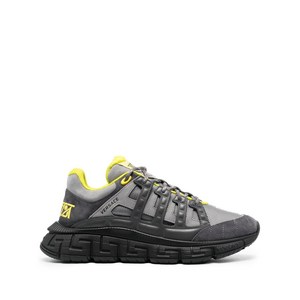 베르사체 베르사체 그레카 패널 슬립온 스니커즈, Italy 43(KR 285), 그레이계열