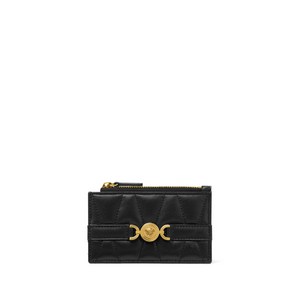 베르사체 메두사 95 퀼팅 지퍼 카드홀더