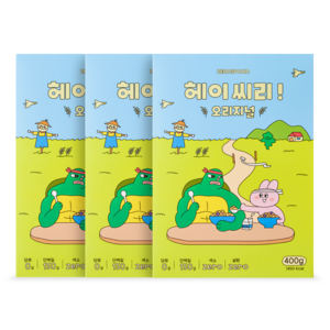 [3SET] 헤이씨리! 프로틴 시리얼 단백질 그래놀라 대용량 + 시리얼볼 무료 증정, 400g, 3개