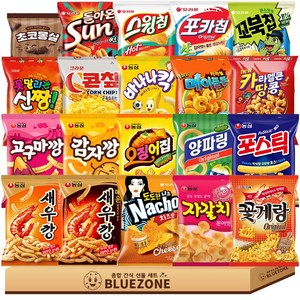 정량 인기스낵 A세트 새우깡 매운새우깡 감깡 고깡 자갈치 포스틱 오징어집 바나나킥 양파링 나초 포카칩 스윙칩 썬칩 꼬북칩 꽃게랑 콘칲 신짱 카라멜땅콩 카라멜메이플 몽실