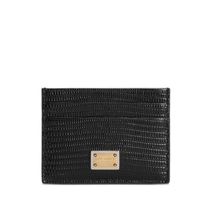 돌체앤가바나 로고 장식 레더 카드홀더