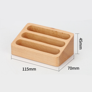 원목 명함꽂이 명함홀더, 느티나무, 1개, 3단