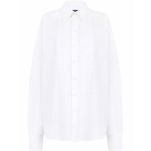 돌체앤가바나 브로드리 앙글레즈 코튼 셔츠, 화이트계열, Italy 38(KR 33)