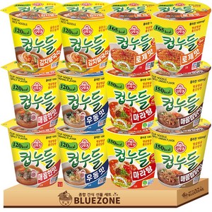 오뚜기 컵누들 6종 12개입 세트(매콤2+우동2+김치쌀국수2+마라탕2+매콤찜닭2+로제2)