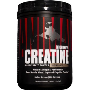 유니버셜뉴트리션 애니멀 마이크로나이즈드 크레아틴 무맛, 1kg, 1개