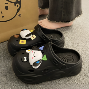 비브온 푹신한 여성 키높이 통굽 슬리퍼
