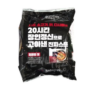 더미식 장인라면 얼큰한맛 116g, 4개, (1팩)