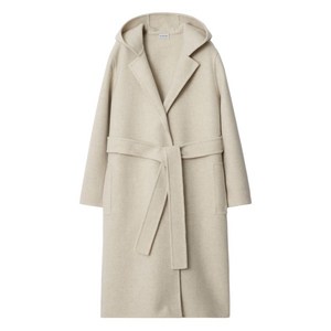 버버리 캐시미어 후드 코트, 베이지계열, UK 8(KR 55)