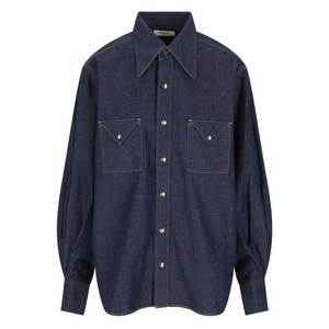 셀린느 플랩 포켓 데님 셔츠