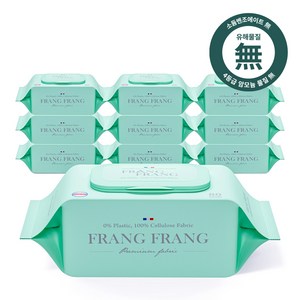 프랑프랑 플라스틱0% 화이트 비데 물티슈 60gsm(무향)