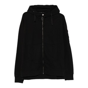 C.P.컴퍼니 후드 집업 스웨트셔츠, 블랙계열, Standard XL