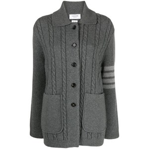 톰 브라운 케이블 니트 봄버 재킷, 그레이계열, Italy 38(KR 44)