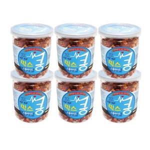 [지니얼펫] 믹스쿵 혼합스몰바이트 애견간식 200g, 스몰바이트, 6개