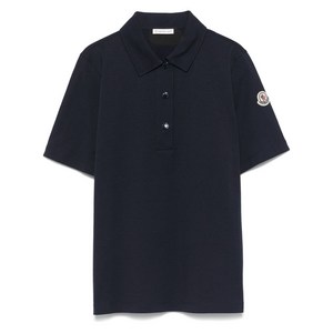 몽클레르 로고 패치 폴로 셔츠, 블루계열, Standard M(KR 66)