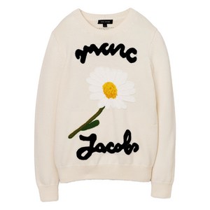 마크제이콥스 데이지 자카드 크루 넥 스웨터, 베이지계열, Standard XS(KR 44)