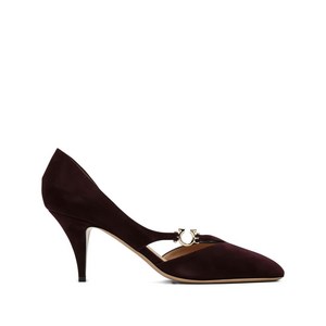 페라가모 간치니 디테일 펌프스 70mm, US 6.5(KR 240C (Slim)), 레드계열