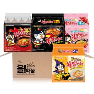 삼양 불닭멀티 4종 기획세트 2호 (불닭+불닭탕+까르보+4가지치즈) 멀티 각 1개씩