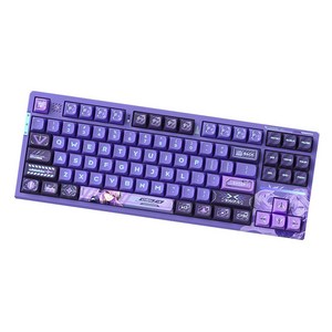 브이지엔 V87 3모드 객체화 가스켓 구조 핫스왑 맞춤형 기계식 키보드 한글 DIY 스티커 포함