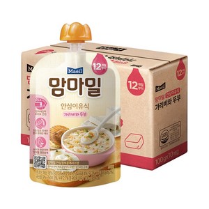 맘마밀 안심이유식 12개월, 가리비와 두부, 100g, 10개