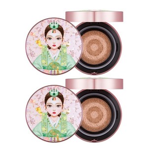 뷰티피플 절대 철벽녀 쿠션 시즌15 나노 비타민 광천수 쿠션 파운데이션 본품 18g+본품 18g, 2개, 23호 본품[버전 2]