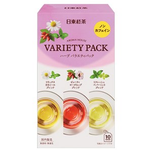 닛토홍차 아로마 하우스 허브 버라이어티 팩 허브 티백, 10개입, 1개