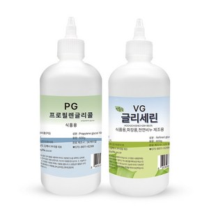 조이라이프 프로필렌글리콜 식물성 글리세린 PG 500g+VG 600g 세트