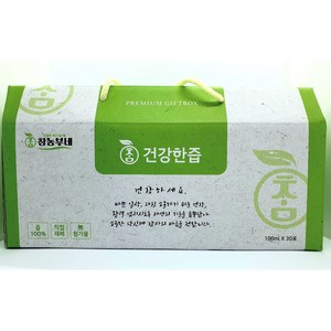 [참농부네] 직접재배가공 강원도 춘천 100% 원액추출 아스파라거스즙 100ml 30포 60포 선물용, 30개