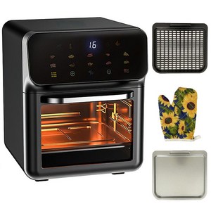 세계일주 13L 에어프라이기 오븐 겸용 가정용 건강 보이는 일체형 기계 1350W