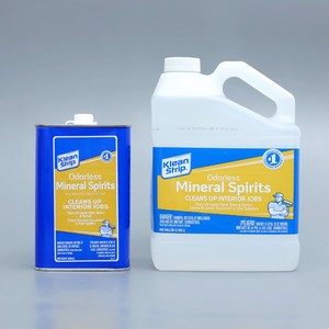 클린스트립 무취 미네랄스피릿 신나 희석제 유성스테인 페인트 바니시 희석 및 세척, 1Gallon -  568.0261, 1개