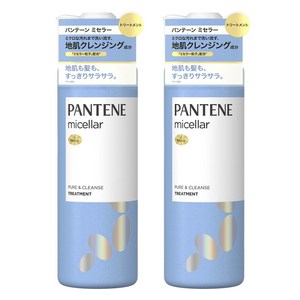 팬틴 미셀라 퓨어 & 클렌즈 트리트먼트, 500g, 2개